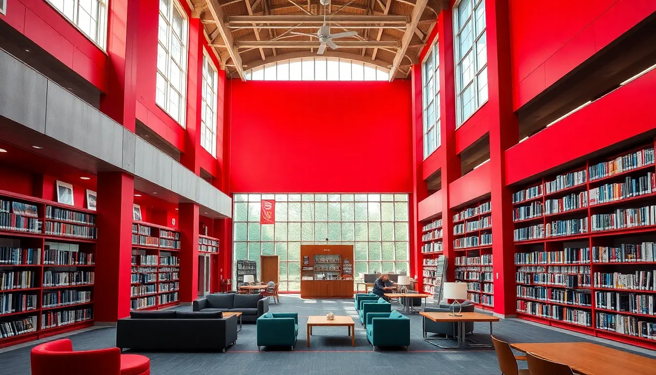 seattle public library red hall